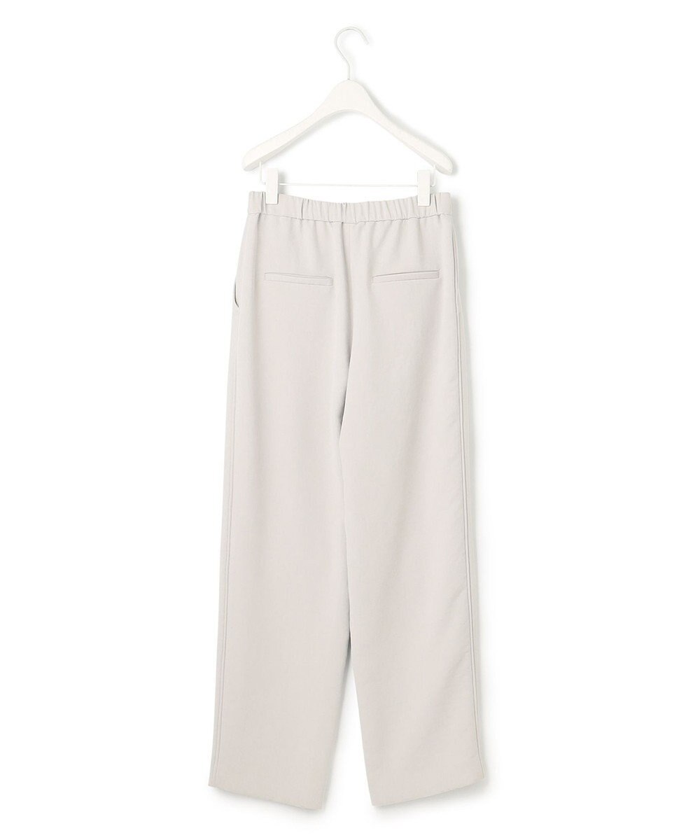 ICB L 【洗える】 ダブルクロスクレープ ストレートパンツ 