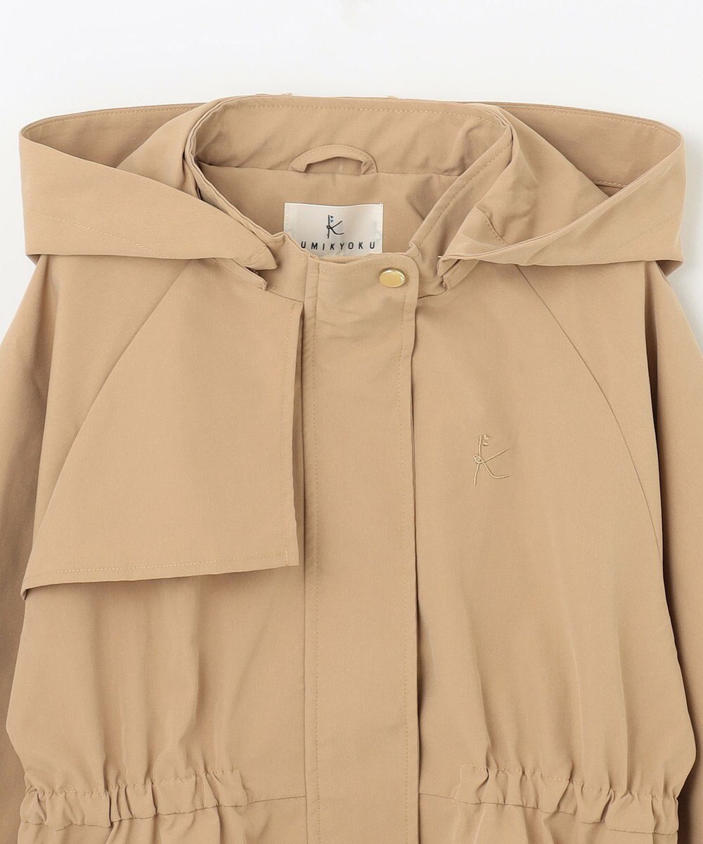 組曲 KIDS 【150-170cm】【撥水】ケープド マウンテンパーカー 