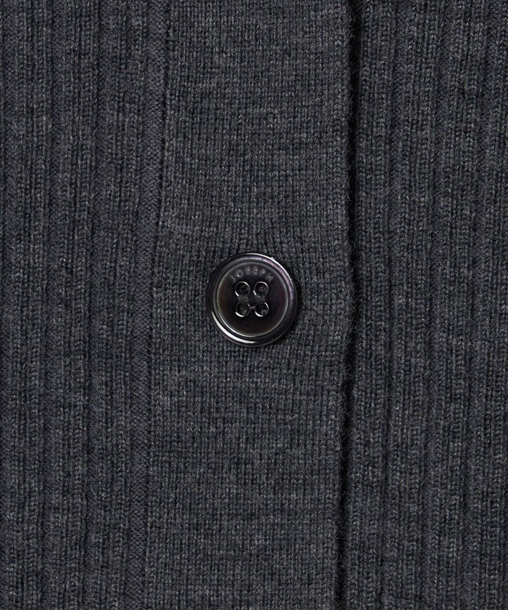 JOSEPH 【洗える】メリノリブ　カーディガン 