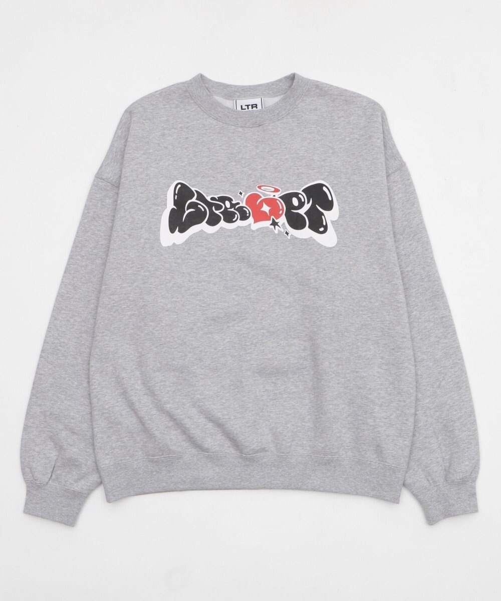 WEGO 【ユニセックス着用ITEM/MLサイズ展開】ハートモチーフプルオーバー 