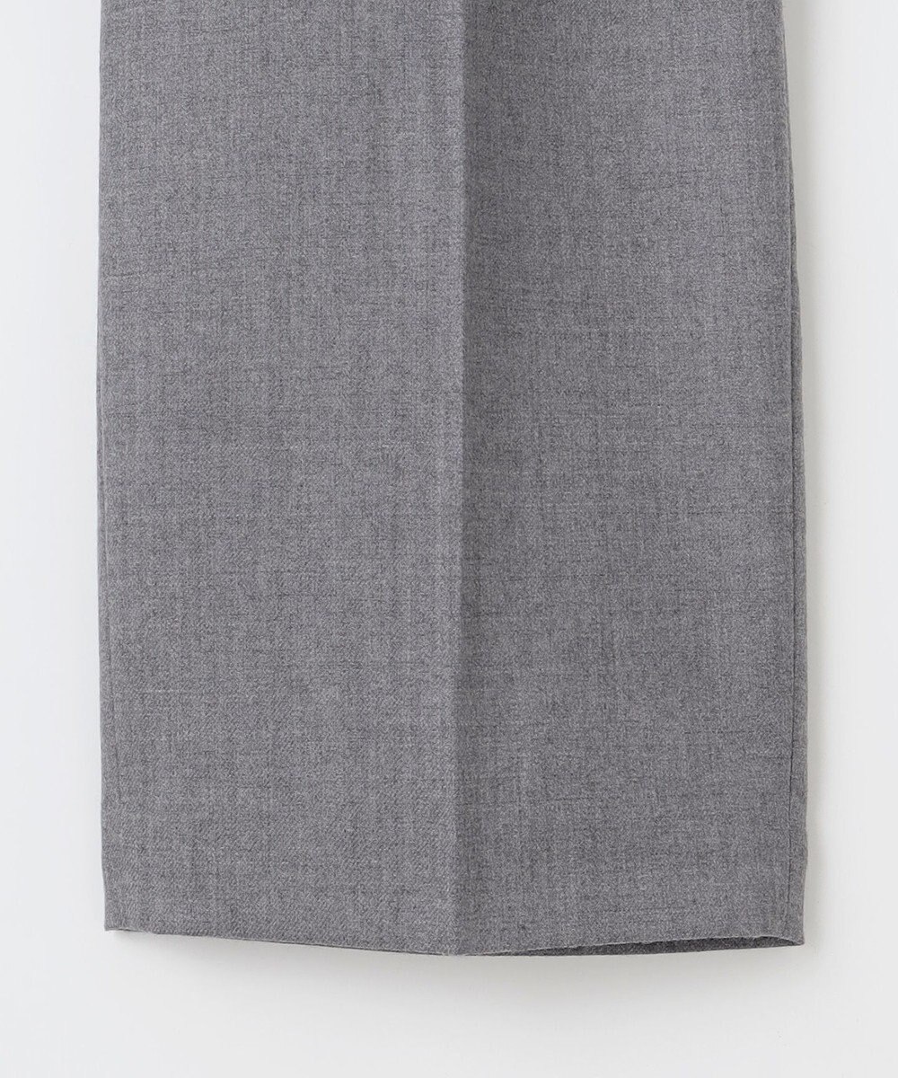 自由区 【洗える】ウォッシャブルウールサキソニーワイド パンツ 