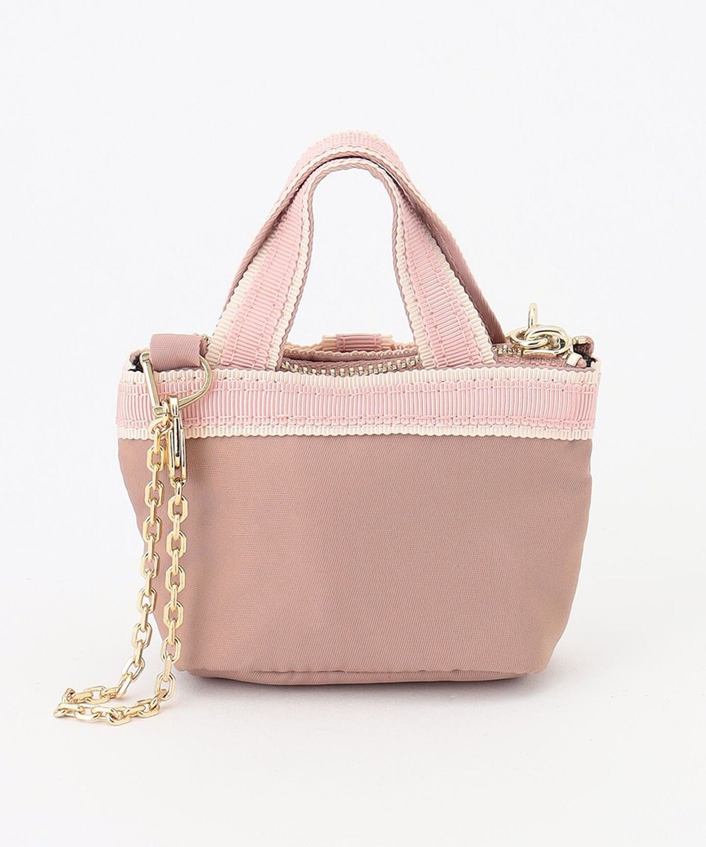 TOCCA 【新色に大人なベージュカラーが追加！】BICOLOR RIBBON MINI CHARM ミニチャームポーチ 