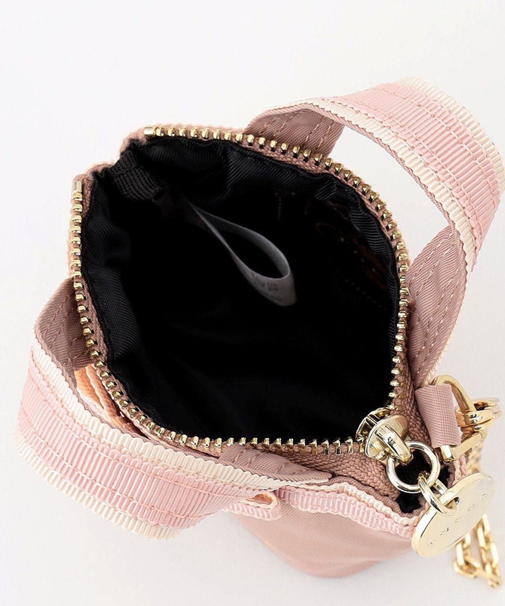TOCCA 【新色に大人なベージュカラーが追加！】BICOLOR RIBBON MINI CHARM ミニチャームポーチ 