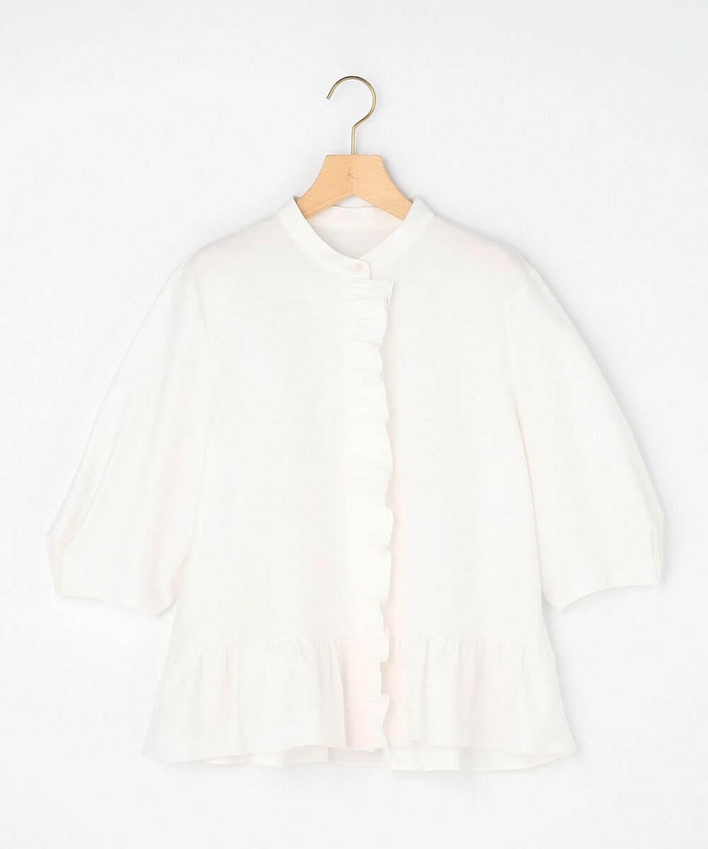 組曲 S 【先行予約・WEB限定】ツイルジャージーフリル カットソー 