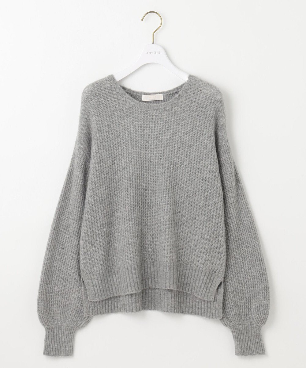 ANY SIS 【洗える】エアリーアンゴラブレンド ニット 