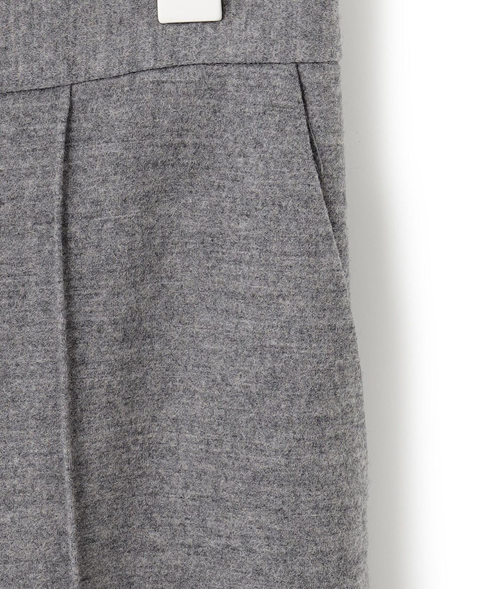 ICB ウールミルドジャージー ワイドストレートパンツ 