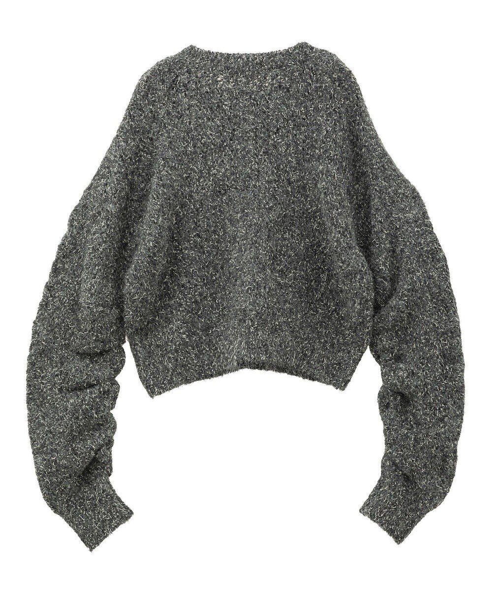 CRAFT STANDARD BOUTIQUE シャーリングスリーブニットプルオーバー 