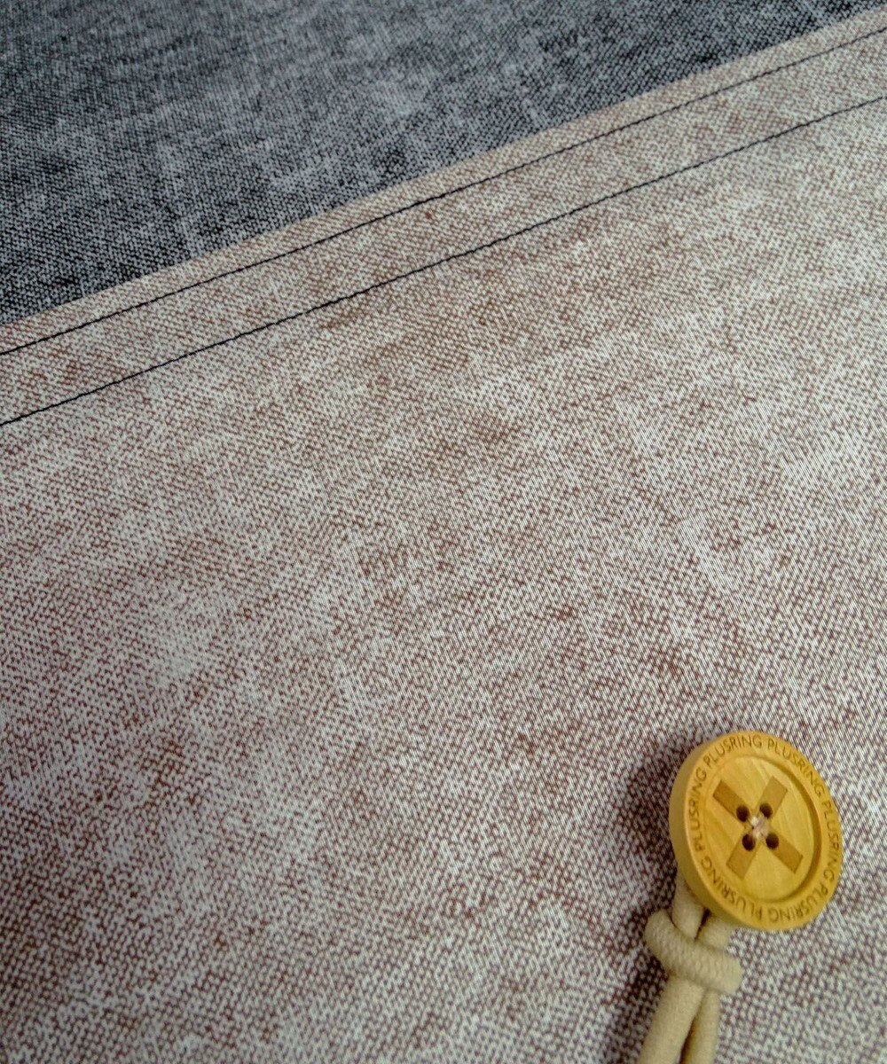 +RING 【UVカット90%以上】【限定/日本製】メンズ向け 長傘65cm BRN denim-like pattern SR335 