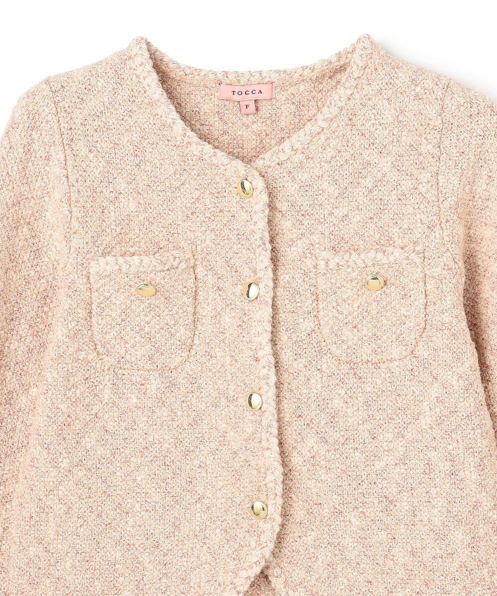 TOCCA TWEEDY MAZE ニットジャケット 