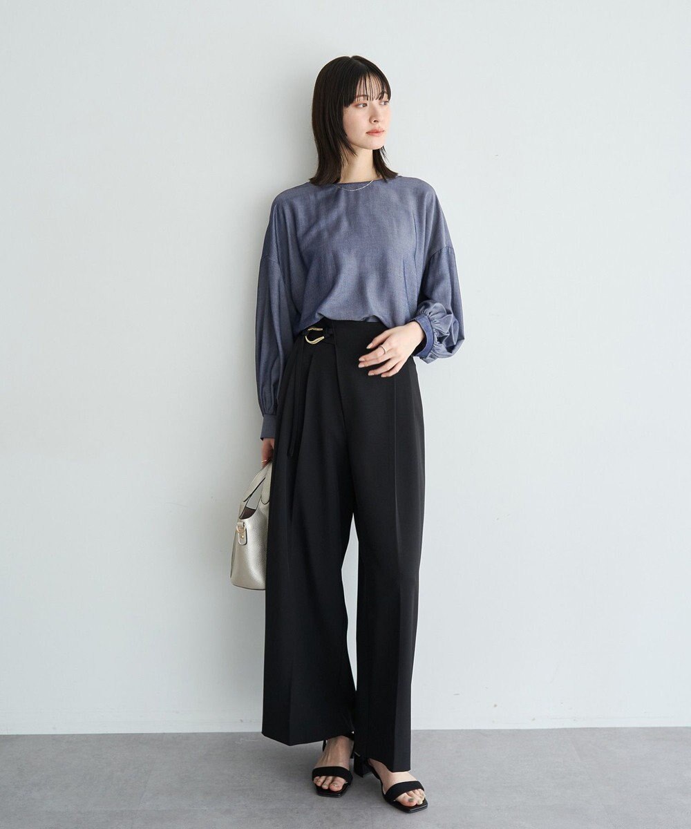 YECCA VECCA 2wayボリューム袖ブラウス 