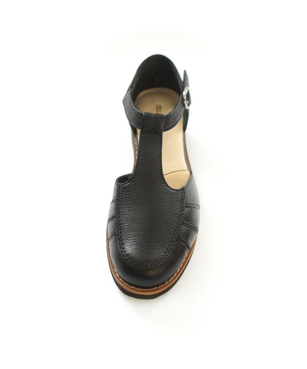 Pointer 本革 通気性Tストラップパンプス 