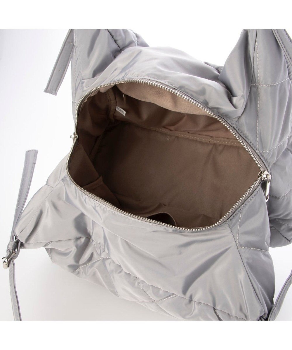 UNBILLION カシュカシュ cachecache / ナイロンキルティング2本手ホーボーバッグ 