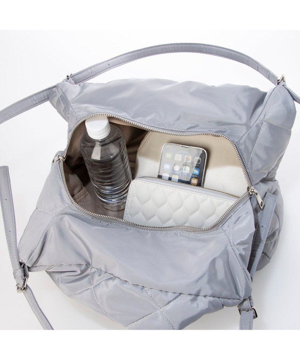 UNBILLION カシュカシュ cachecache / ナイロンキルティング2本手ホーボーバッグ 