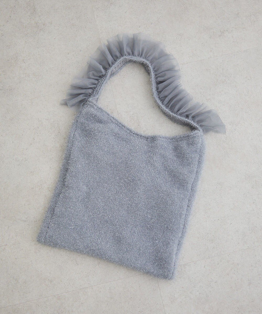 Green Parks ・ＱＵＯＮ　フリルニットワンショルダー 