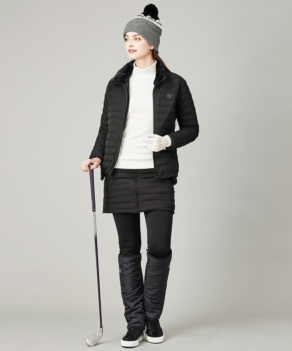 23区GOLF 【WOMEN】【洗える】ナイロンタフタファイバーボール リバーシブル 防寒 スカート 