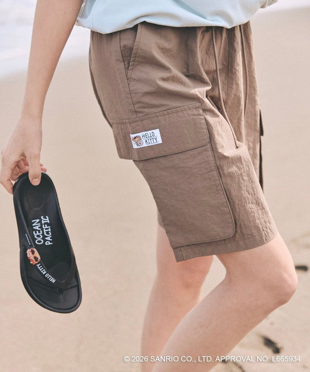 OP／FILA 【Ocean Pacific×ハローキティ】水陸両用ハーフパンツ 
