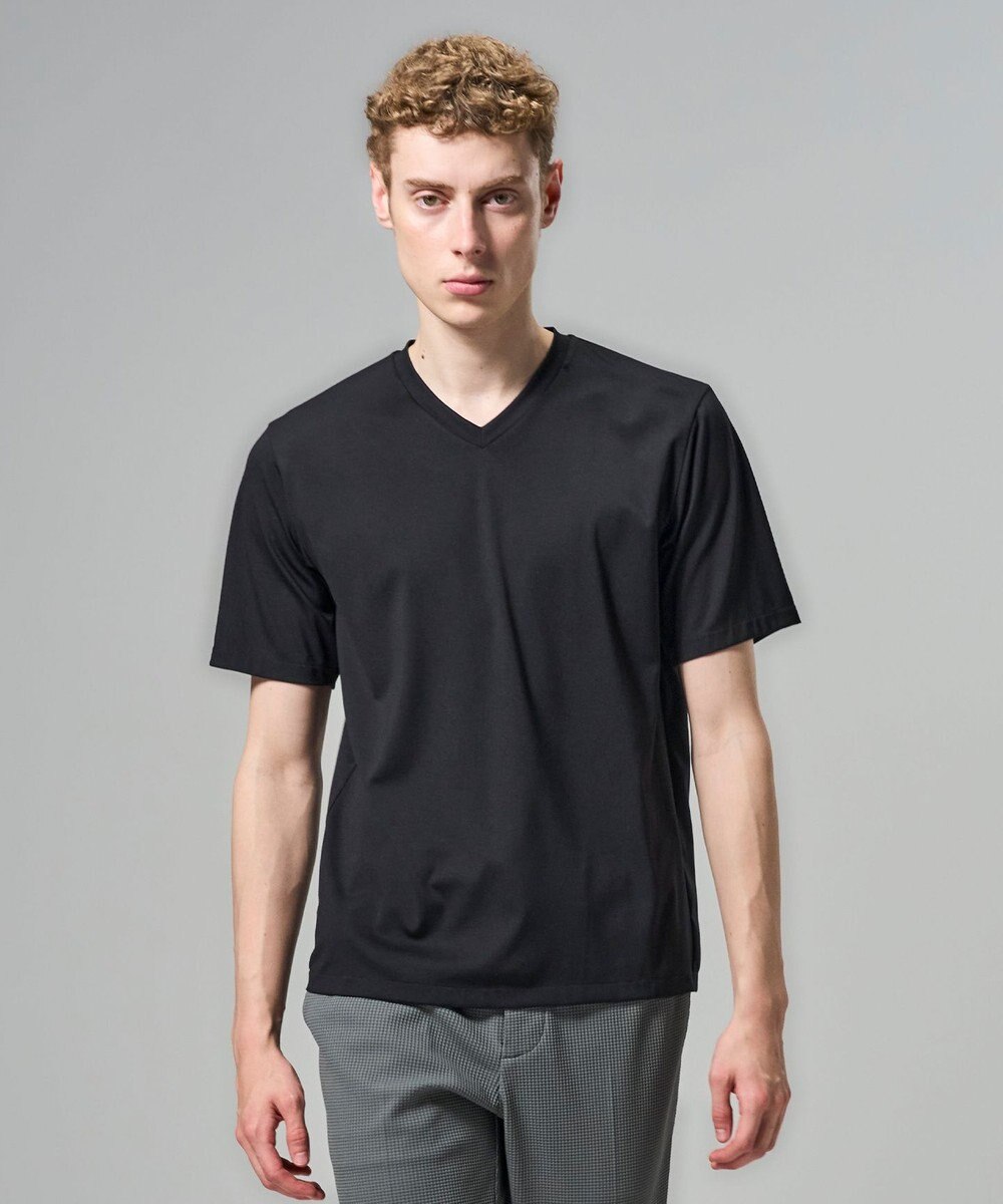 JOSEPH HOMME 新色追加【機能素材】ハイゲージベアスムース　VネックＴシャツ 