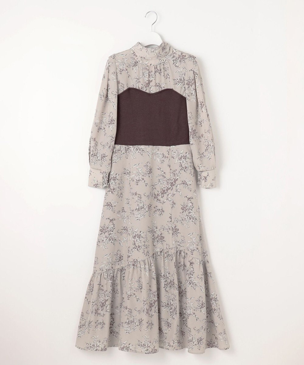 Feroux 【古畑星夏さん着用・3WAY】ビスチェコンビフラワープリント ワンピース 