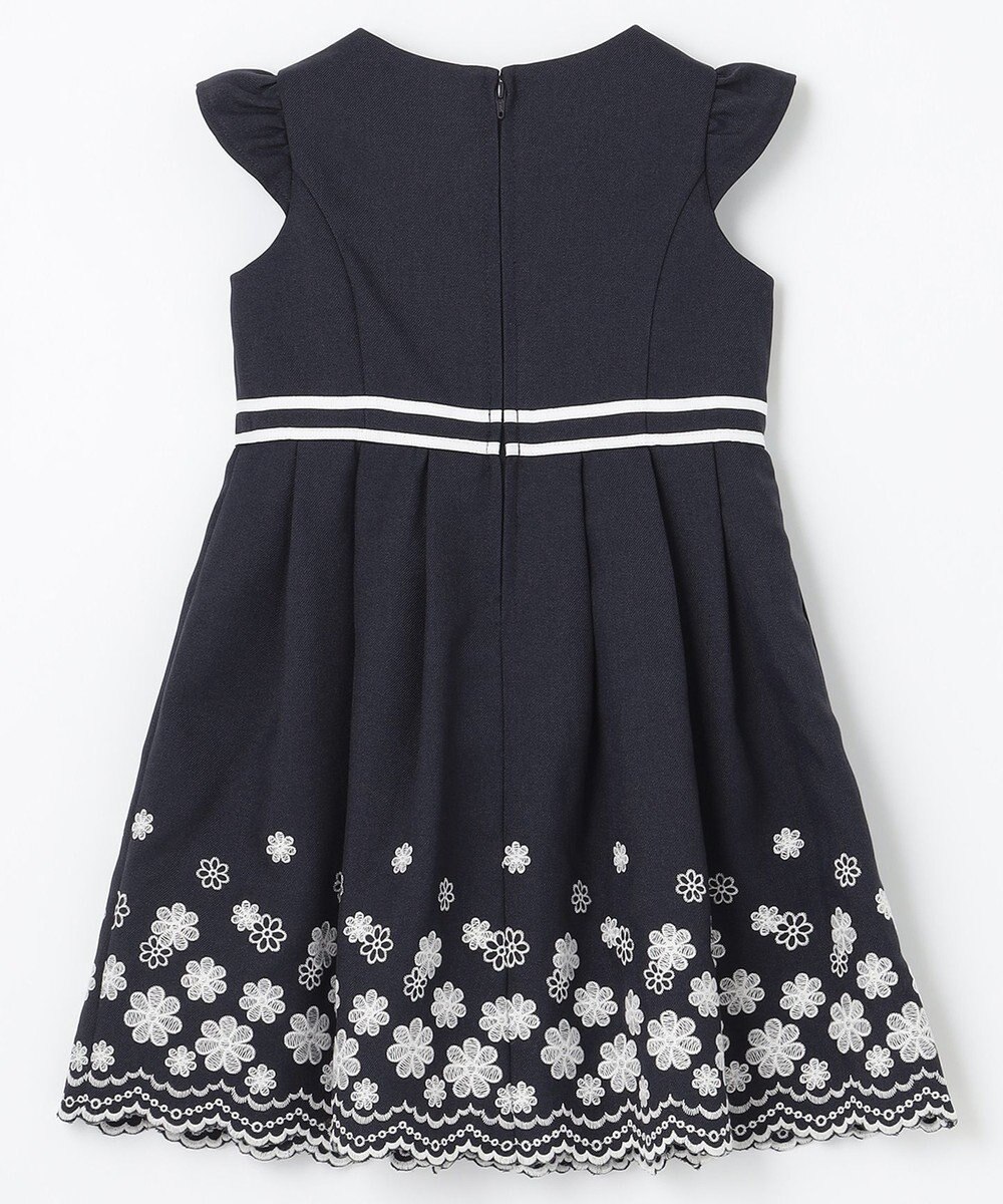 ANY KIDS 裾刺繍ワンピース 