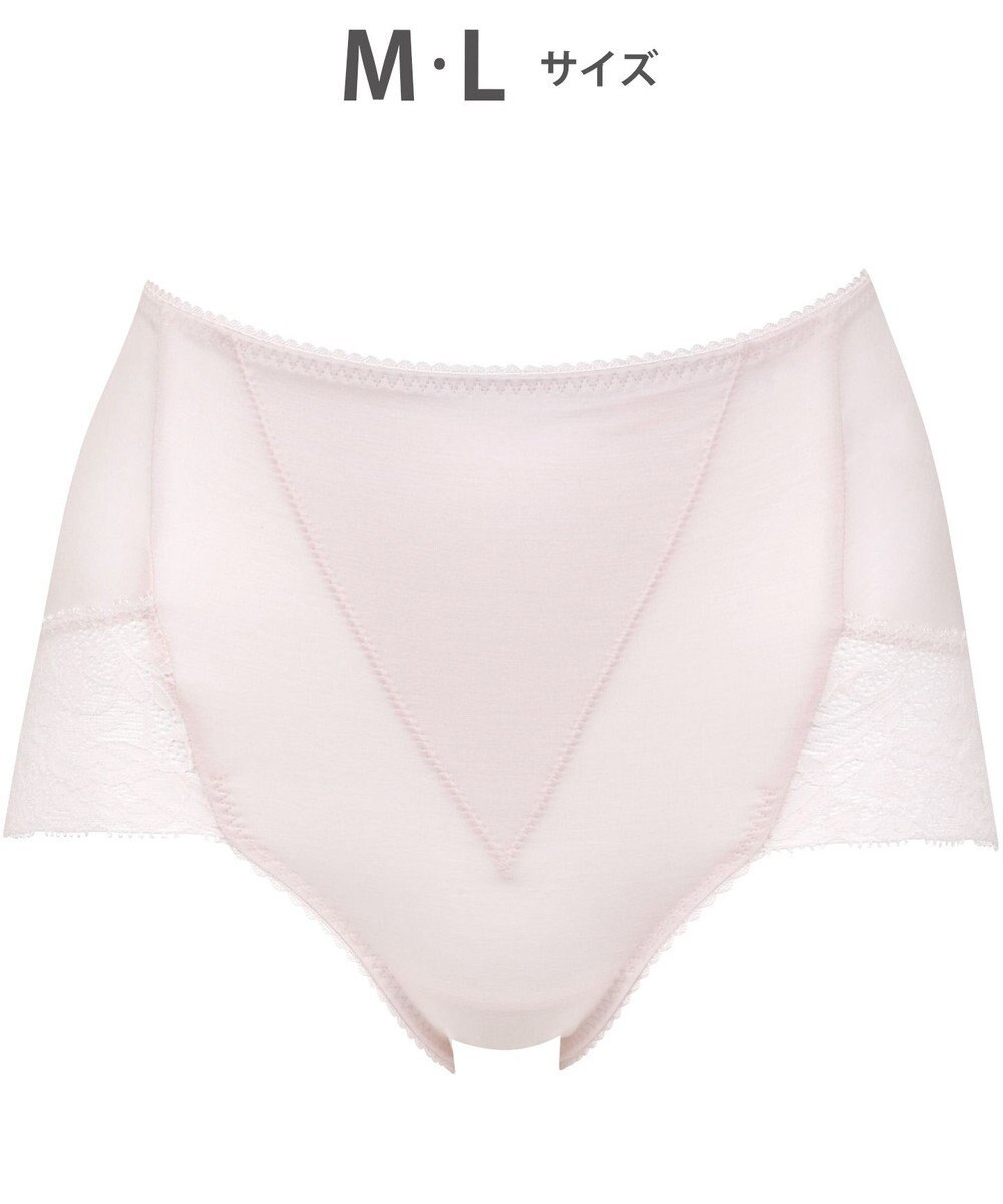 WACOAL 【美ショーツ】 はきこみ丈ふかめ おなか押さえ設計 オーガニックコットン混素材(本体) レディース PPG185 /ワコール 