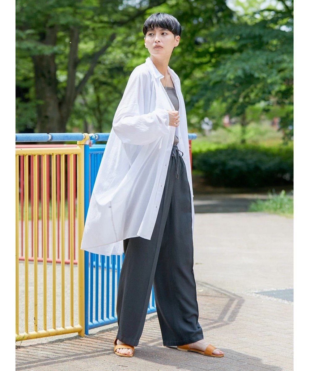 AMERICAN HOLIC シアーＢＩＧシルエットシャツチュニック 