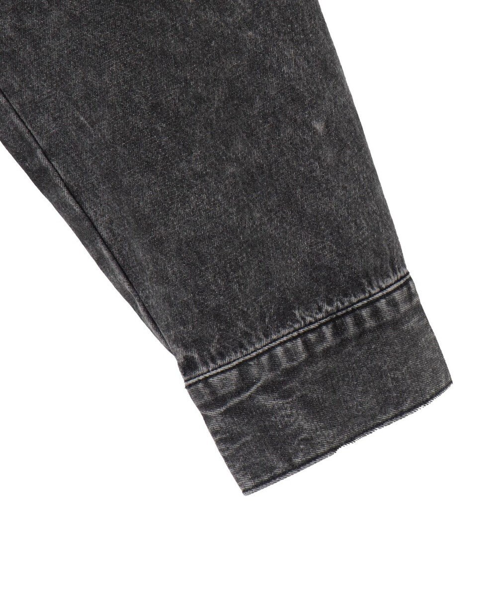 WEGO ヴィンテージウォッシュデニムショートシャツ 