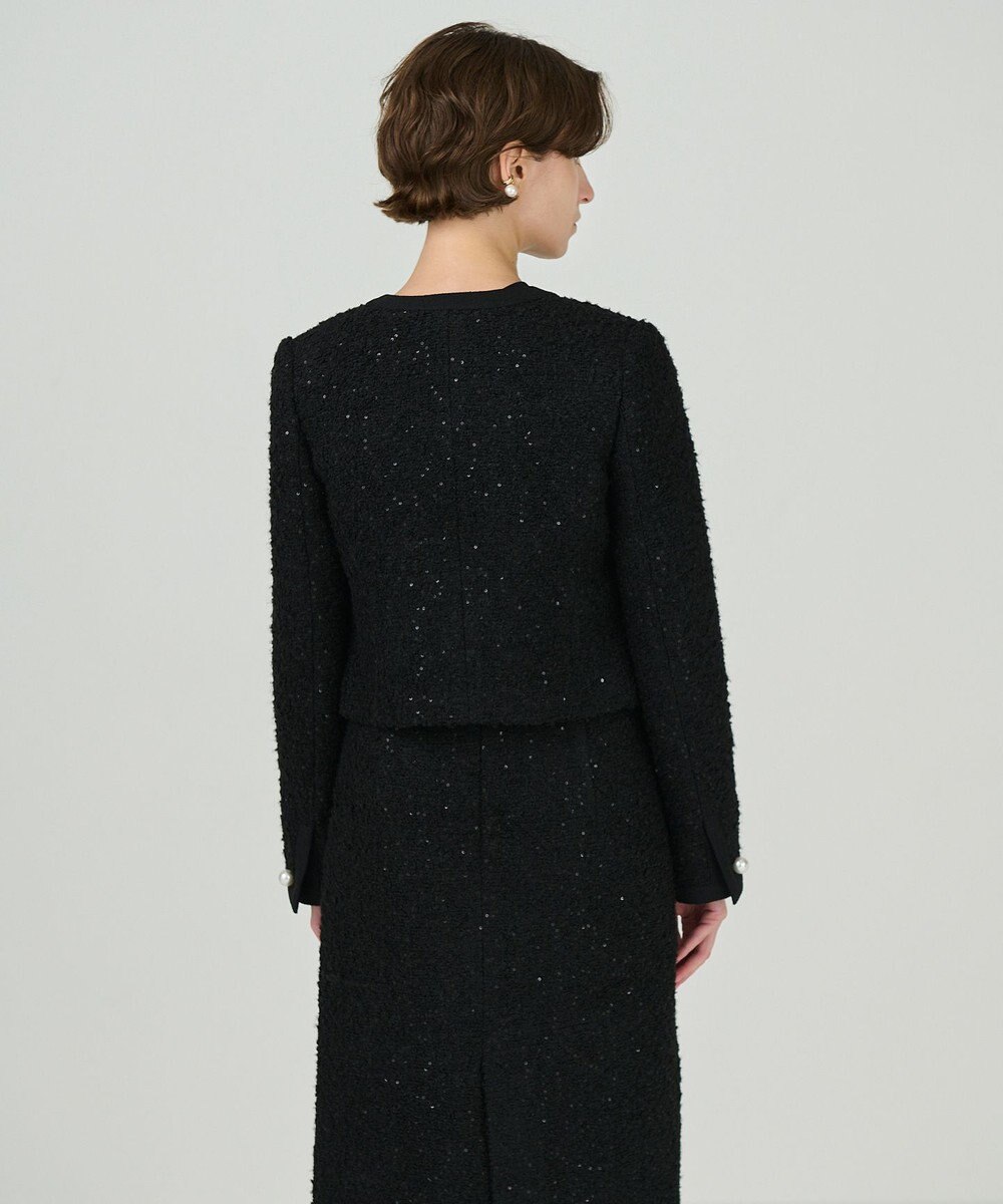 GRACE CONTINENTAL ツイードショートジャケット 