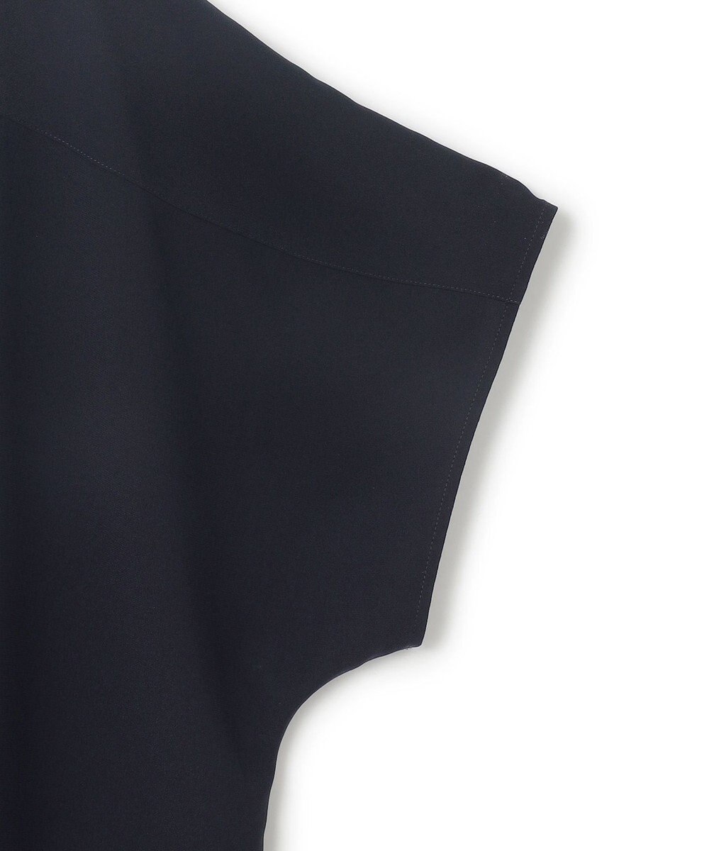 23区 L 【Lサイズ限定/吸水速乾/UVカット/接触冷感/】ストレッチジョーゼット 半袖ワンピース 