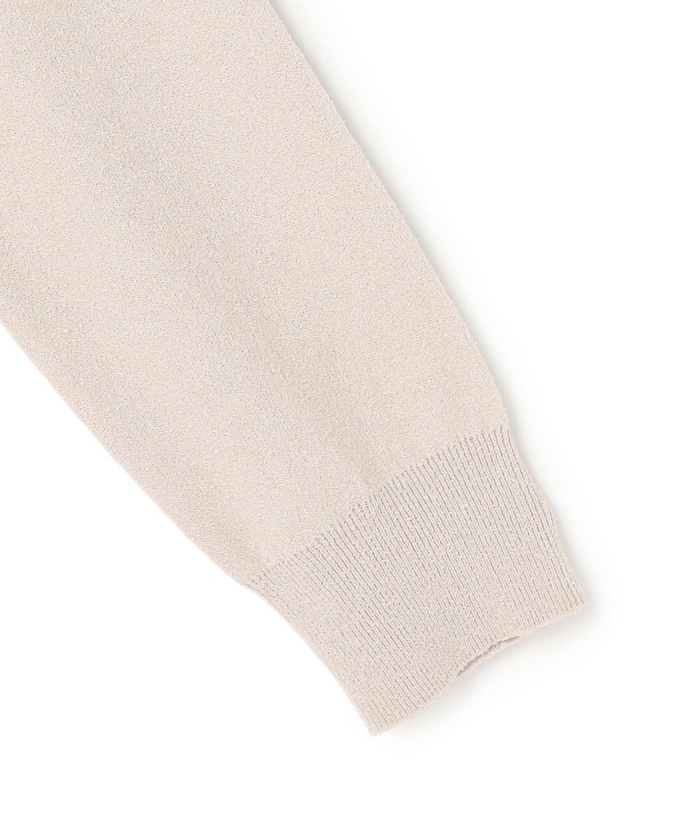 ICB L 【洗える】 ウールテンセルミニブークレ カーディガン 