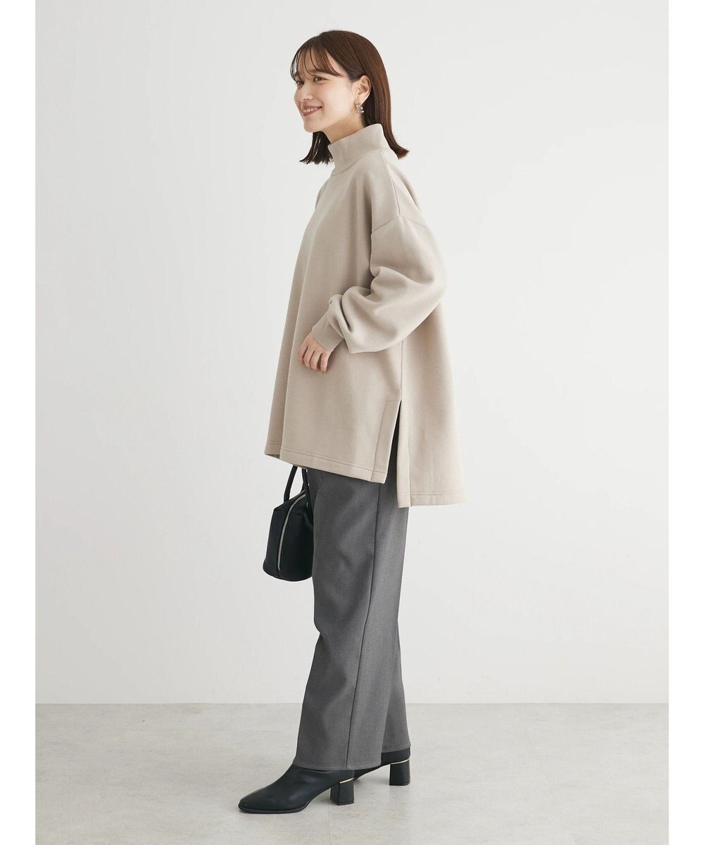 Green Parks Ｂｒｕｓｈｅｄ　タートル裏起毛チュニック 