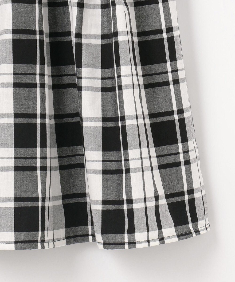 ANY KIDS チェック ドッキングワンピース 