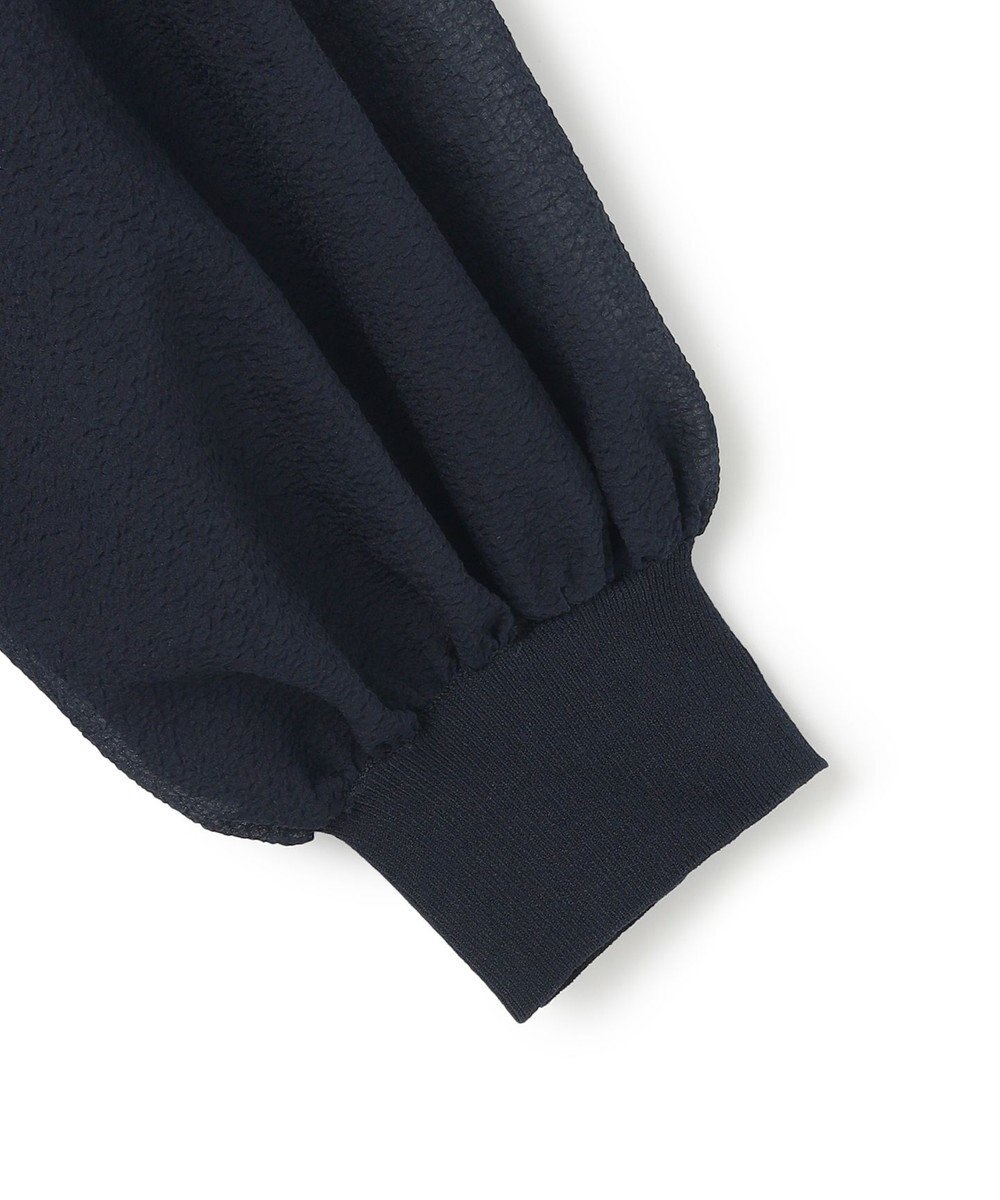 23区 【洗える】シアーチェッククロスコンビ ニット 