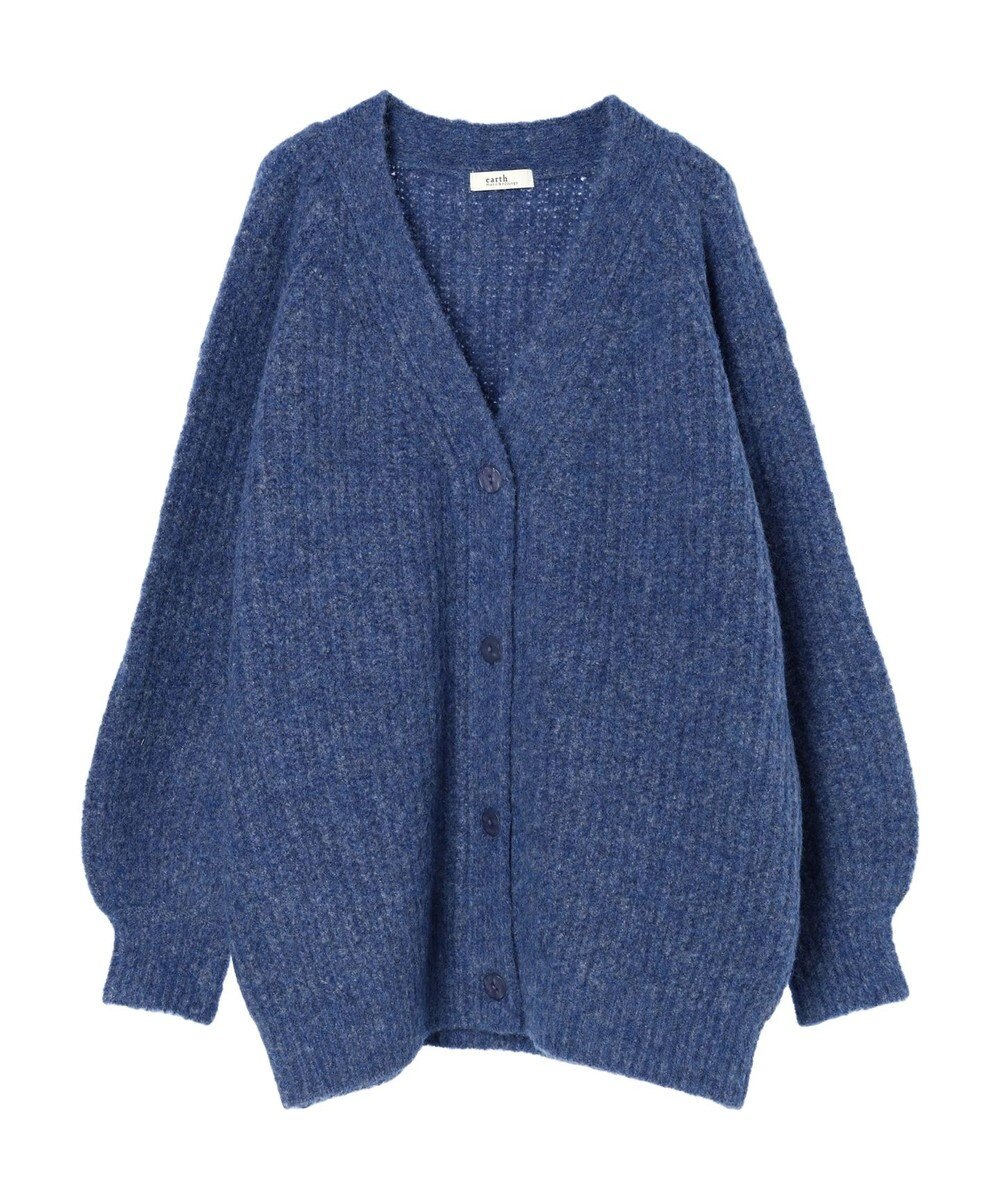 earth music&ecology フワフワＭＩＸヤーンカーディガン 