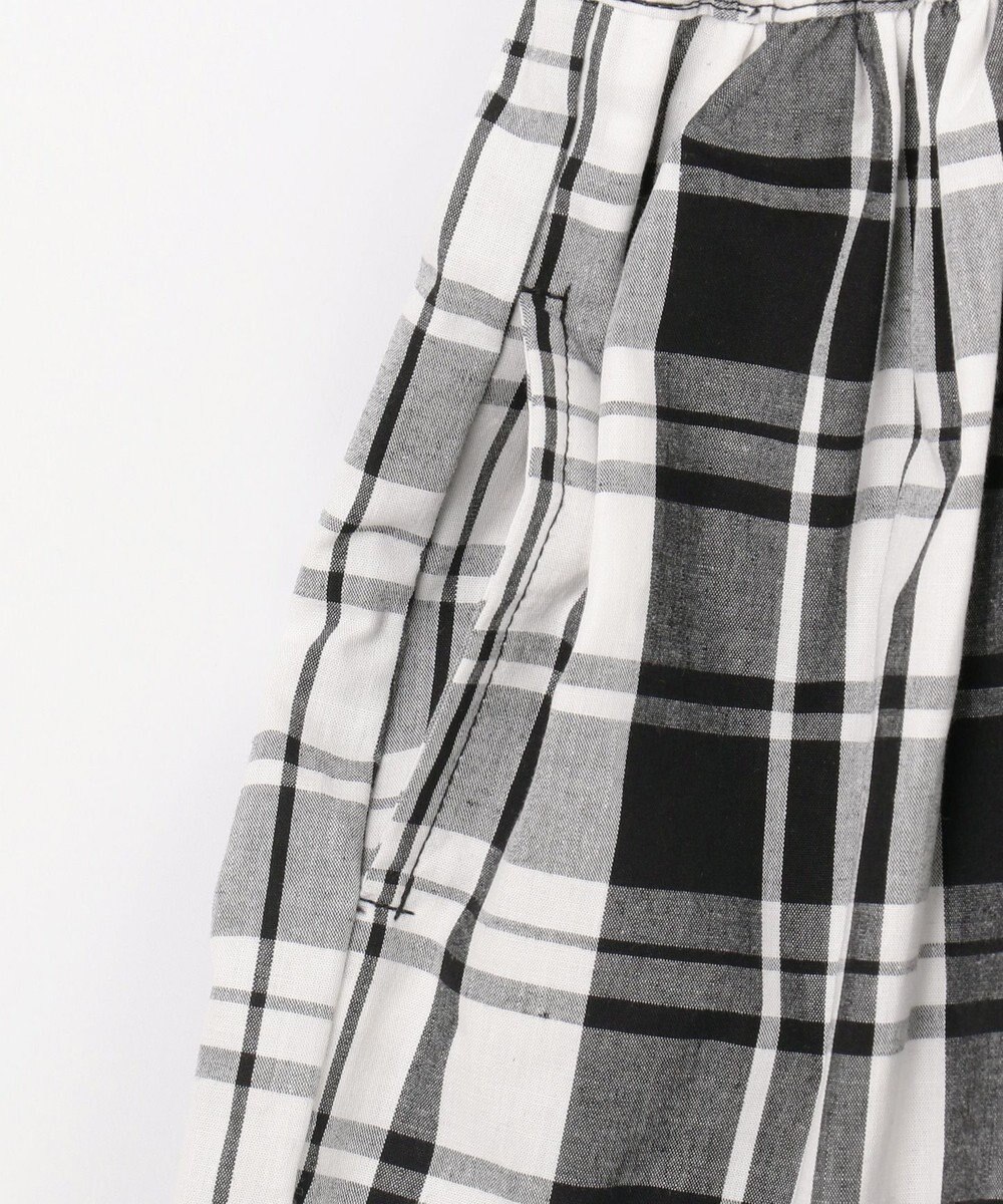 ANY KIDS チェック ドッキングワンピース 