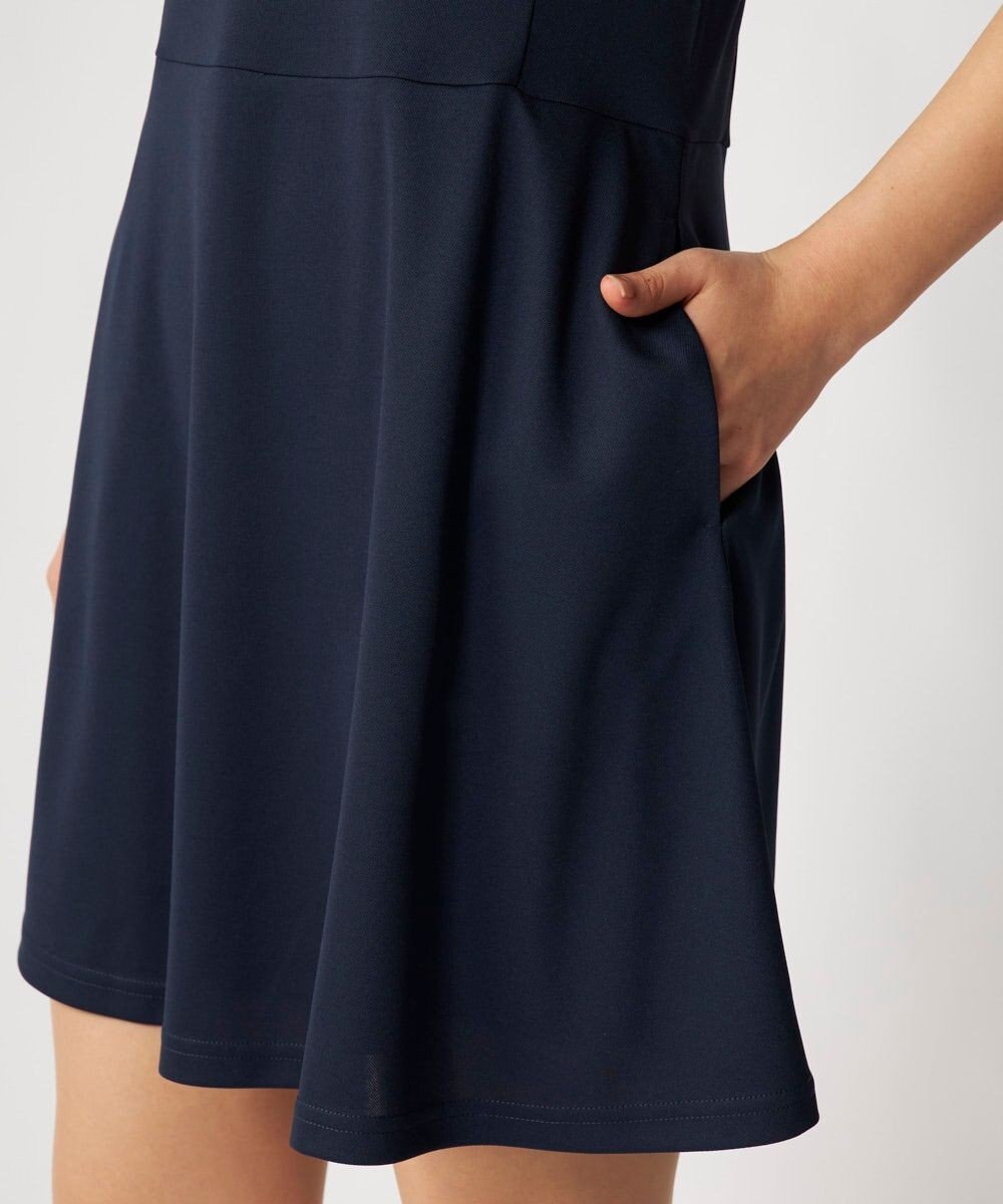 FILA GOLF／marie claire 【FILA GOLF】ハーフジッププリーツワンピース 