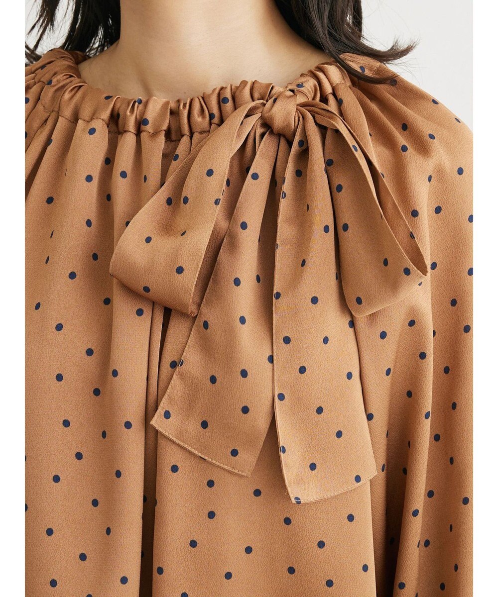 Green Parks Ｂ．ドットリボンブラウス 