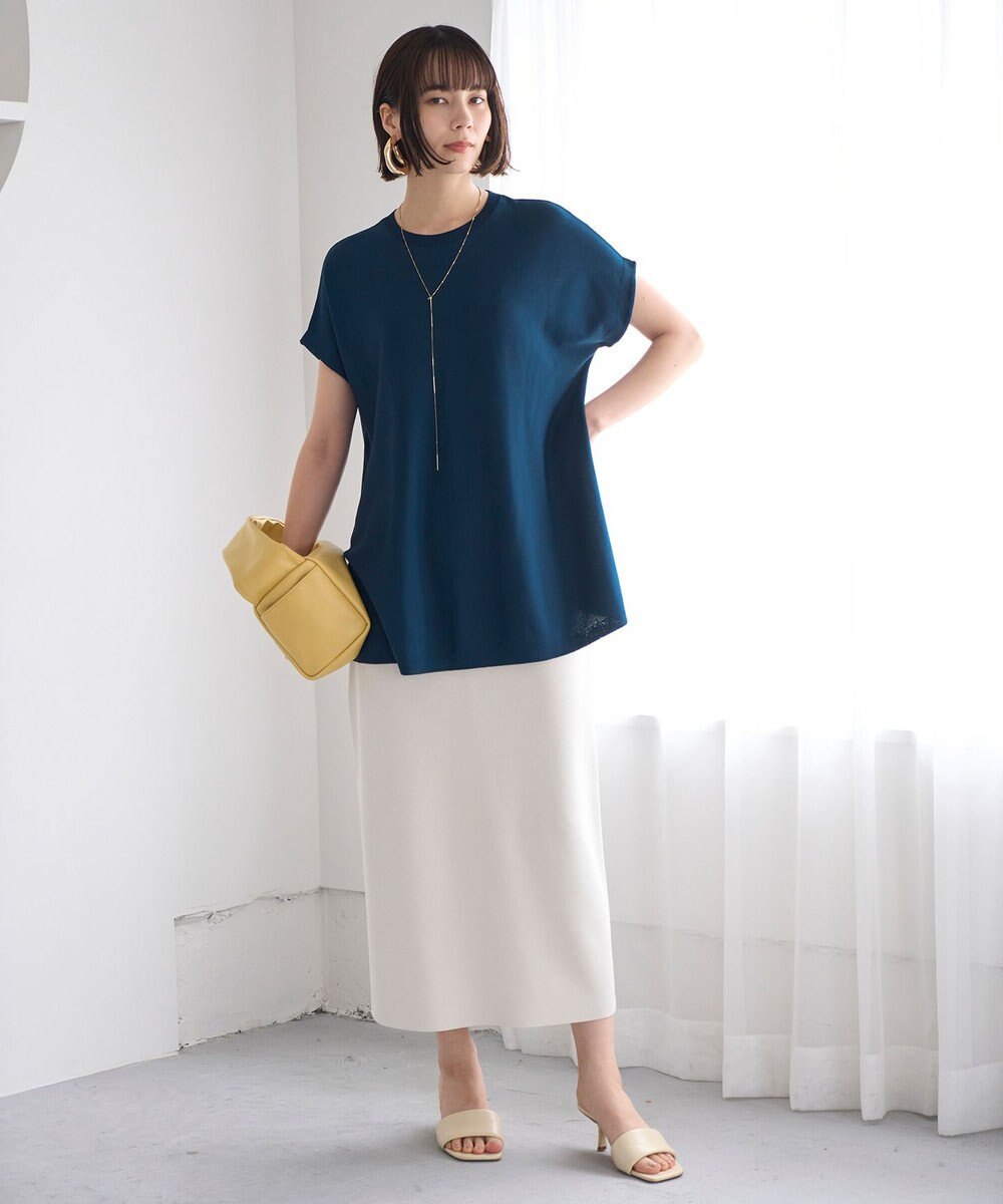 UNFILO スゴ機能美ニット Iラインスカート 