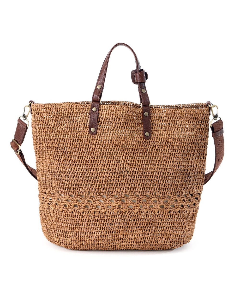 IBIZA ラフィア　2WAYバッグ 