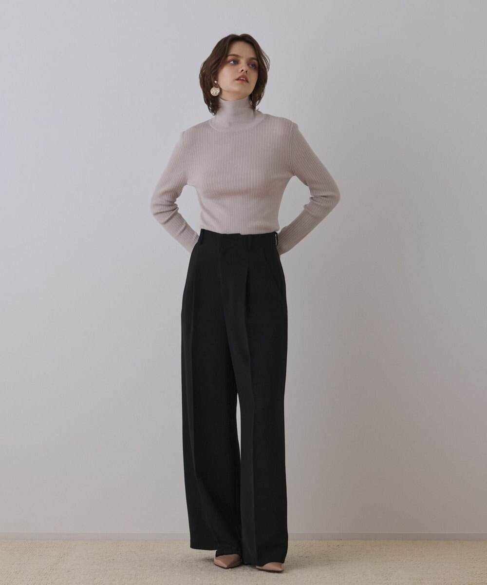 GRACE CONTINENTAL ウールハイゲージニットトップ 