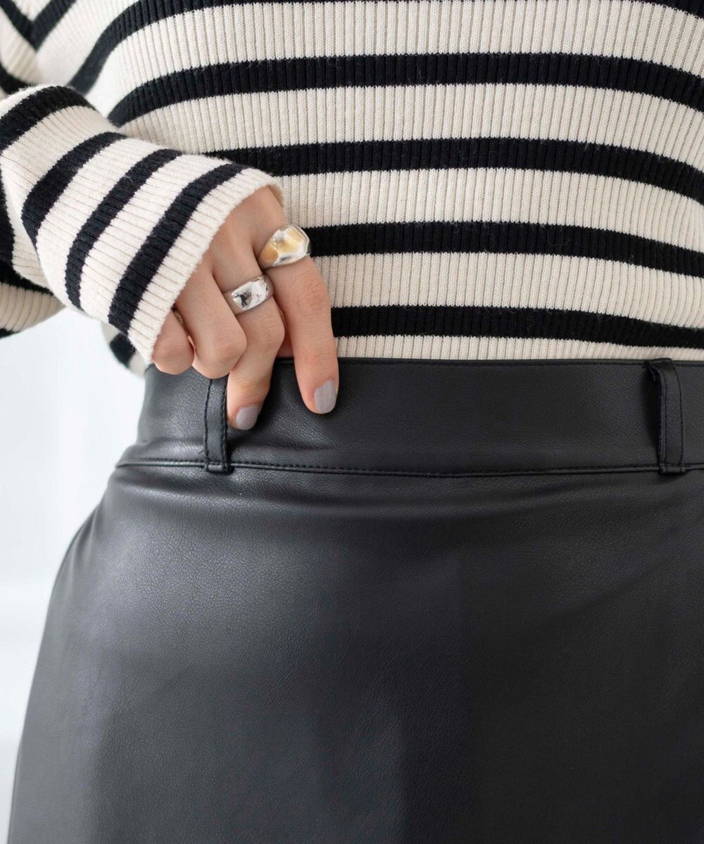 WEGO スリットレイヤードスカパン 