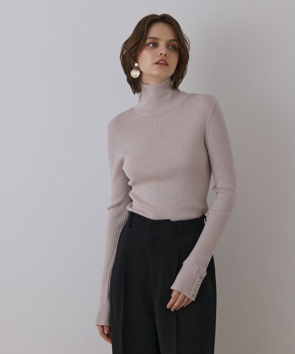 GRACE CONTINENTAL ウールハイゲージニットトップ 