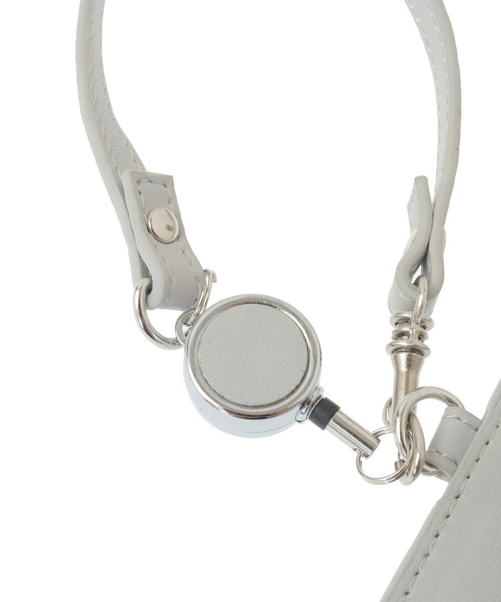 Maison de FLEUR リール付きビジューリボンパスケース 