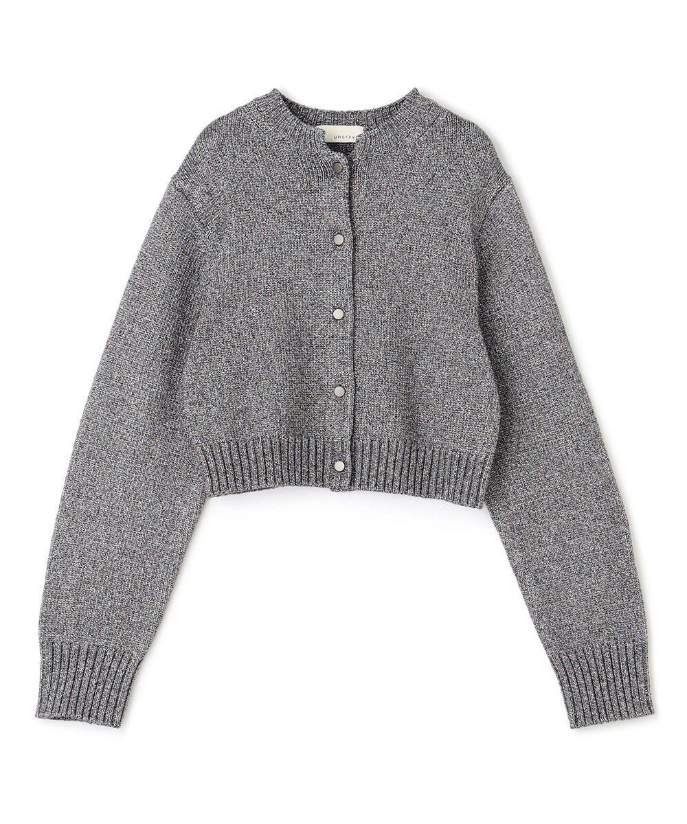 uncrave グロッシー ニット カーディガン（uncrave WHITE） 