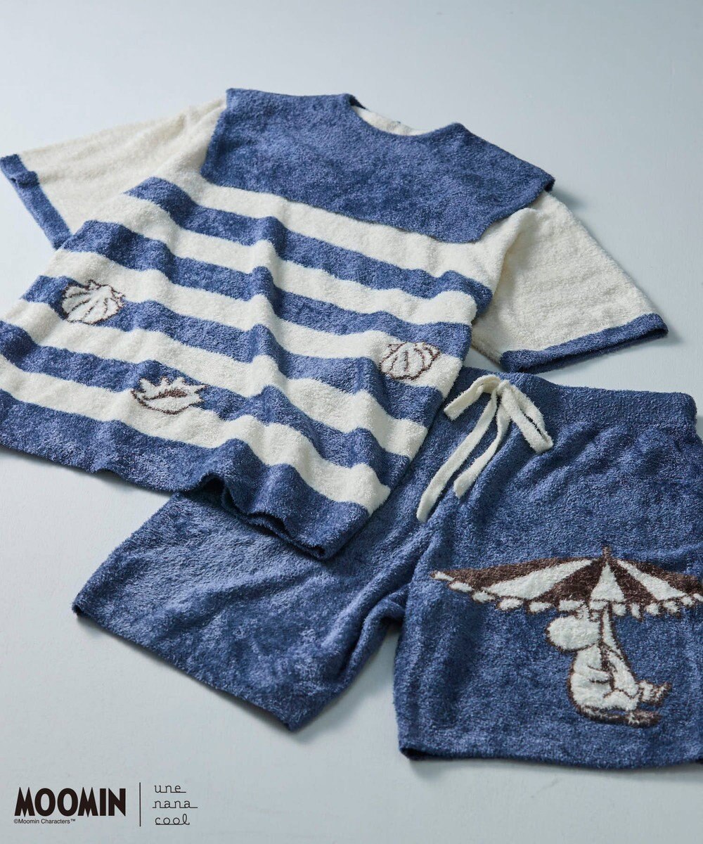 une nana cool 【ムーミン】MOOMIN × une nana ccol　プルオーバー&ハーフパンツセット 