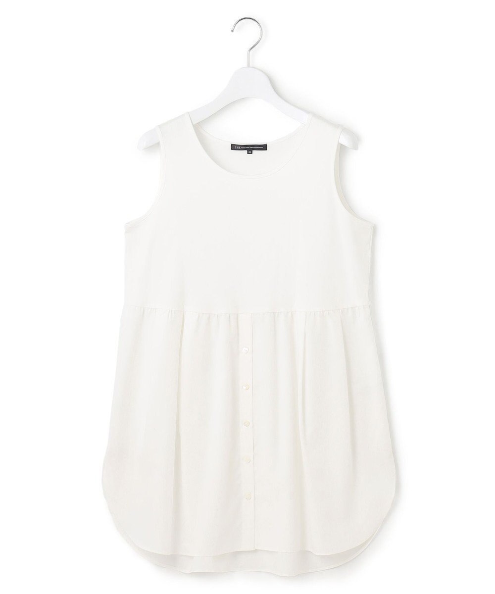 23区 【洗える】レイヤードコンビ ニット 