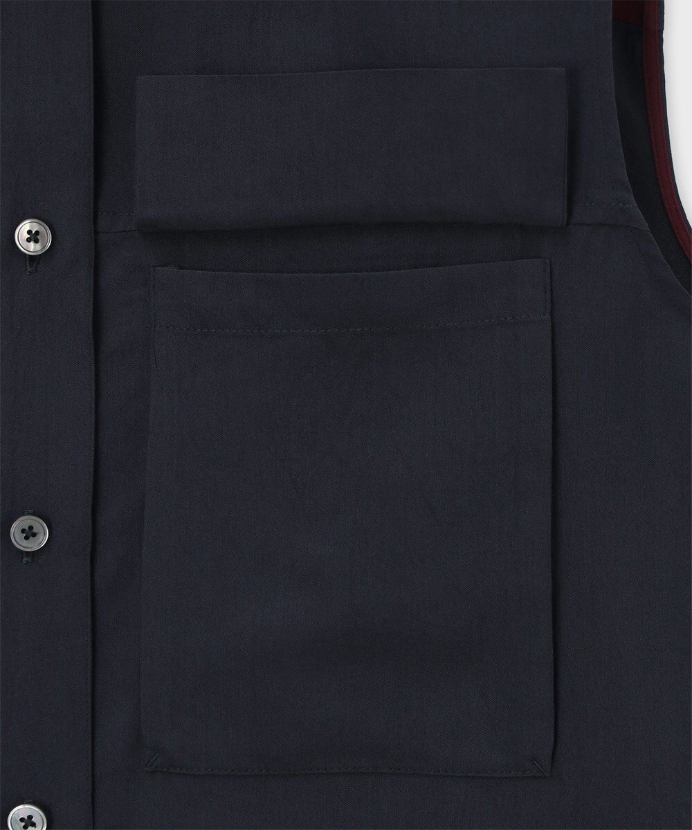 Paul Smith レーヨンドレープ ノースリーブ シャツ 