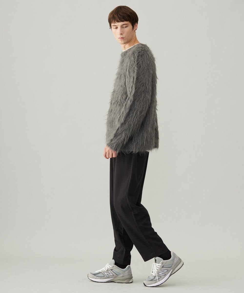 UNFILO MENS 【男女兼用】シャギー クルーネックニット 