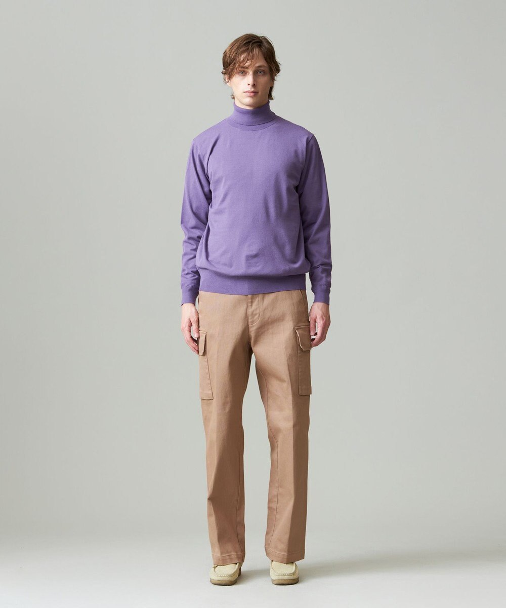 J.PRESS MEN 【ストレッチ性 / イージーケア】【FLEX YARN】タートルネックニット 