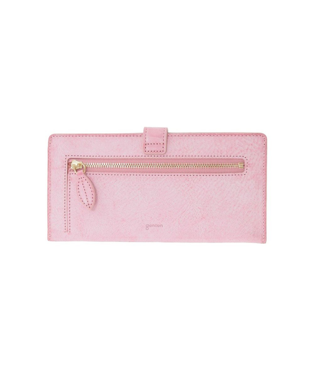 genten 【新色】フラッターカットワーク 長財布 