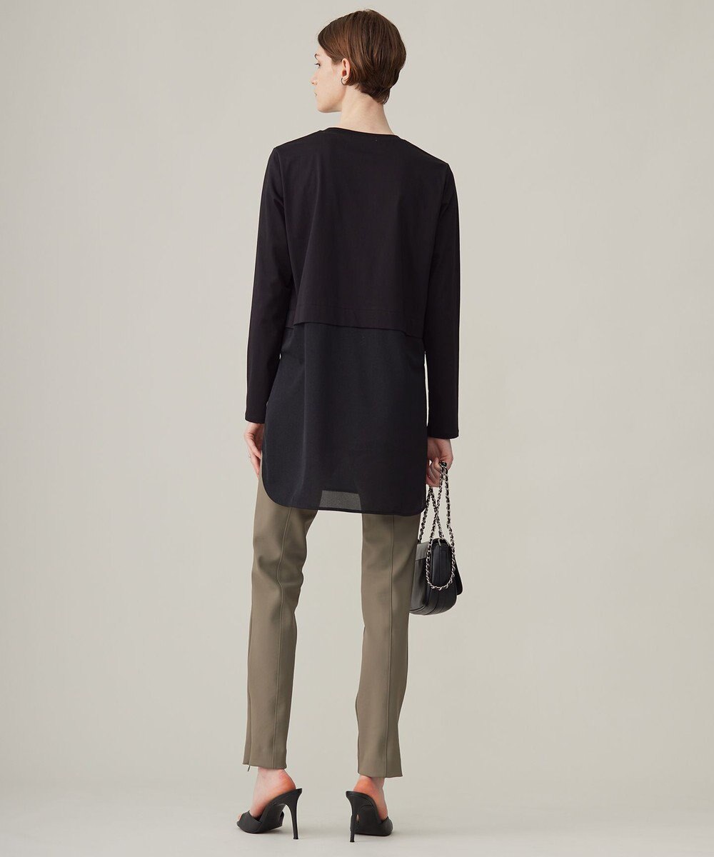 ICB L 【洗える】 テックストレッチ レギンスパンツ 